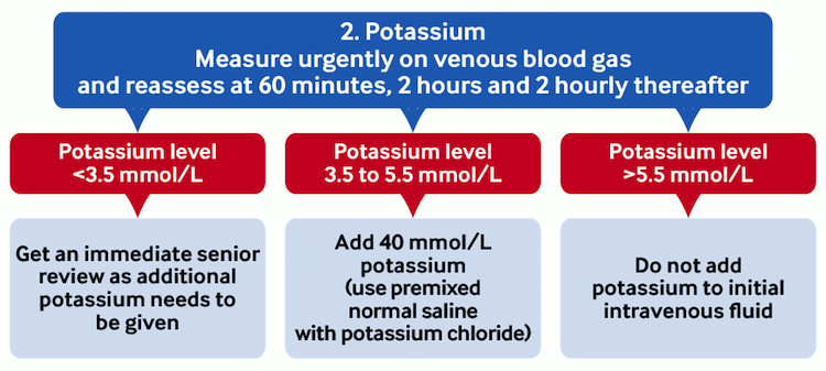 Manejo de la cetoacidosis diabética 2. Potasio